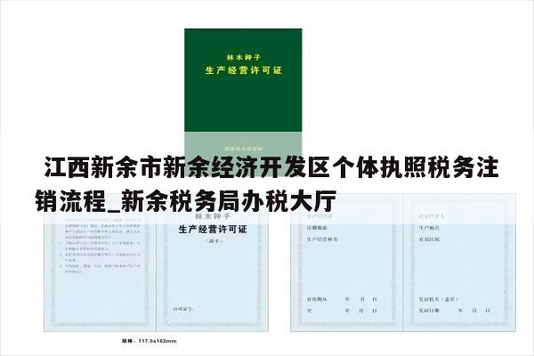  江西新余市新余经济开发区个体执照税务注销流程_新余税务局办税大厅
