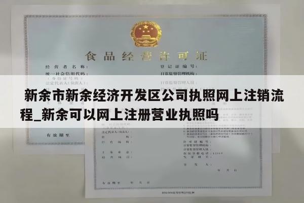  新余市新余经济开发区公司执照网上注销流程_新余可以网上注册营业执照吗