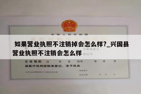  如果营业执照不注销掉会怎么样?_兴国县营业执照不注销会怎么样