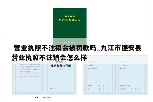  营业执照不注销会被罚款吗_九江市德安县营业执照不注销会怎么样