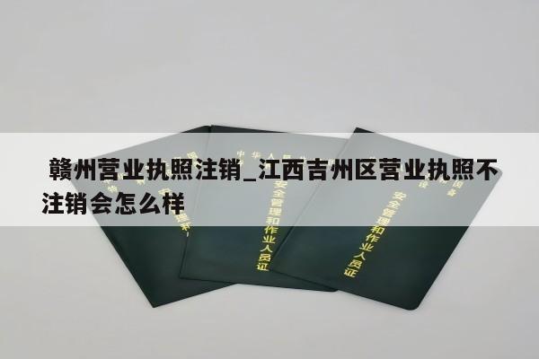  赣州营业执照注销_江西吉州区营业执照不注销会怎么样