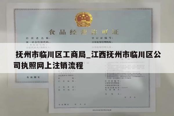  抚州市临川区工商局_江西抚州市临川区公司执照网上注销流程