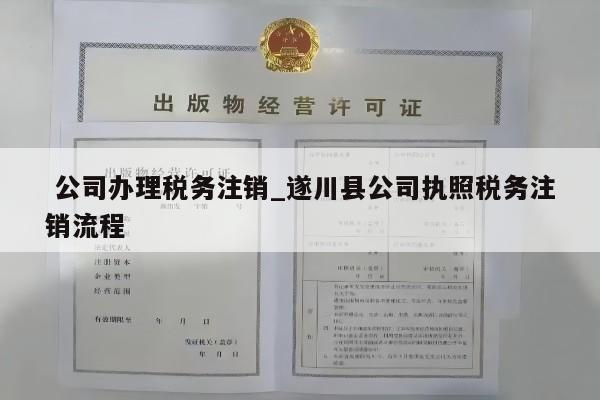  公司办理税务注销_遂川县公司执照税务注销流程
