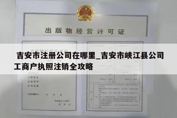  吉安市注册公司在哪里_吉安市峡江县公司工商户执照注销全攻略