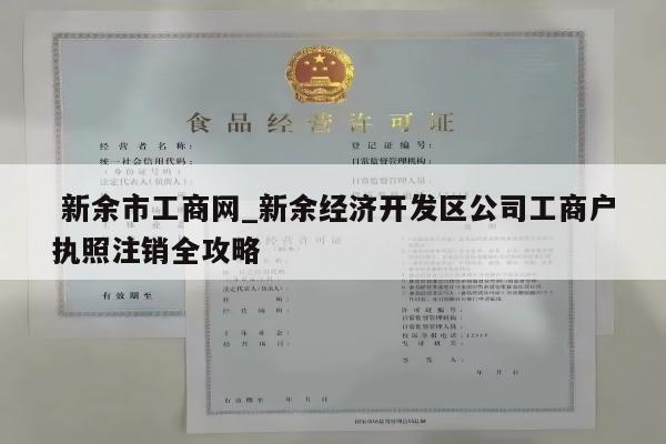  新余市工商网_新余经济开发区公司工商户执照注销全攻略