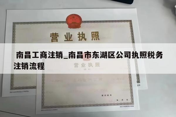  南昌工商注销_南昌市东湖区公司执照税务注销流程