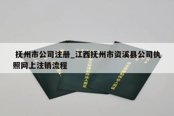  抚州市公司注册_江西抚州市资溪县公司执照网上注销流程