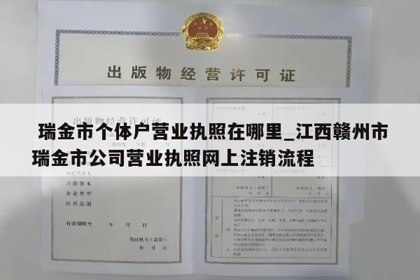  瑞金市个体户营业执照在哪里_江西赣州市瑞金市公司营业执照网上注销流程