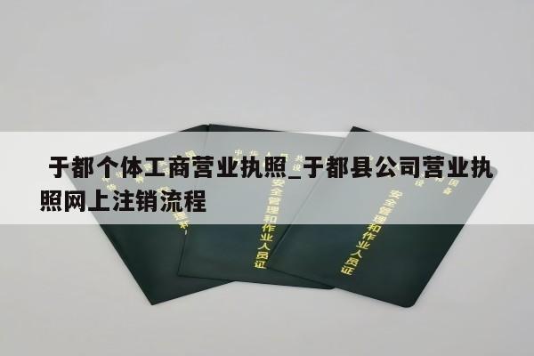  于都个体工商营业执照_于都县公司营业执照网上注销流程