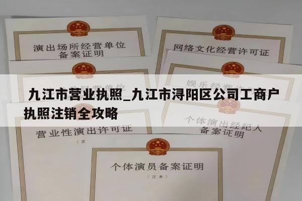  九江市营业执照_九江市浔阳区公司工商户执照注销全攻略