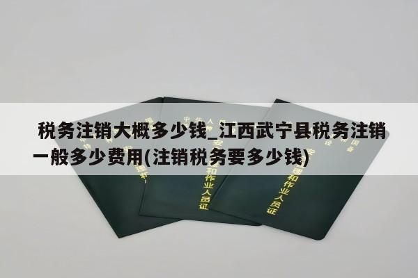  税务注销大概多少钱_江西武宁县税务注销一般多少费用(注销税务要多少钱)