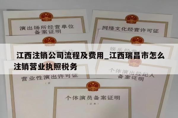  江西注销公司流程及费用_江西瑞昌市怎么注销营业执照税务