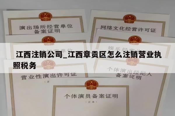  江西注销公司_江西章贡区怎么注销营业执照税务