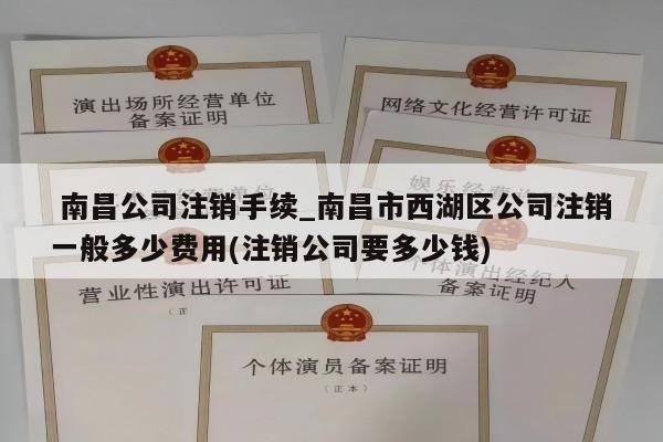  南昌公司注销手续_南昌市西湖区公司注销一般多少费用(注销公司要多少钱)