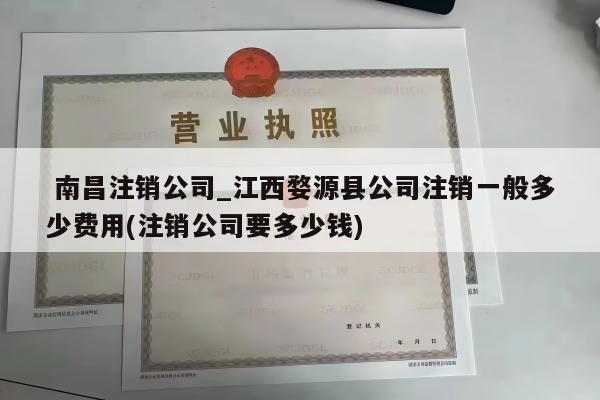  南昌注销公司_江西婺源县公司注销一般多少费用(注销公司要多少钱)