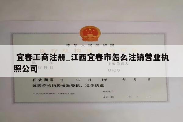  宜春工商注册_江西宜春市怎么注销营业执照公司