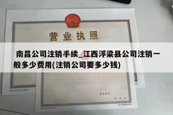  南昌公司注销手续_江西浮梁县公司注销一般多少费用(注销公司要多少钱)