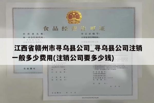  江西省赣州市寻乌县公司_寻乌县公司注销一般多少费用(注销公司要多少钱)