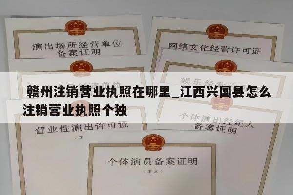  赣州注销营业执照在哪里_江西兴国县怎么注销营业执照个独