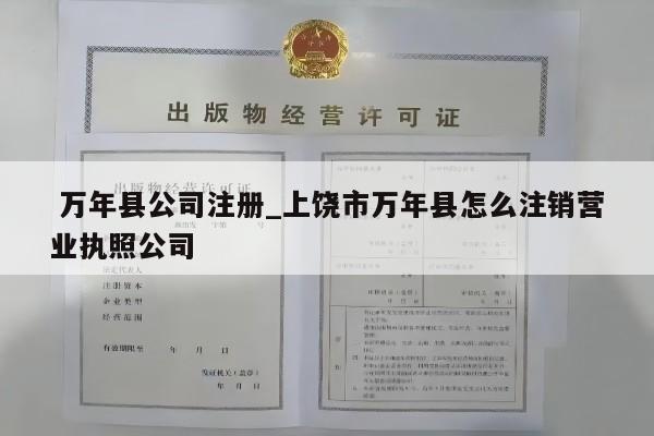  万年县公司注册_上饶市万年县怎么注销营业执照公司