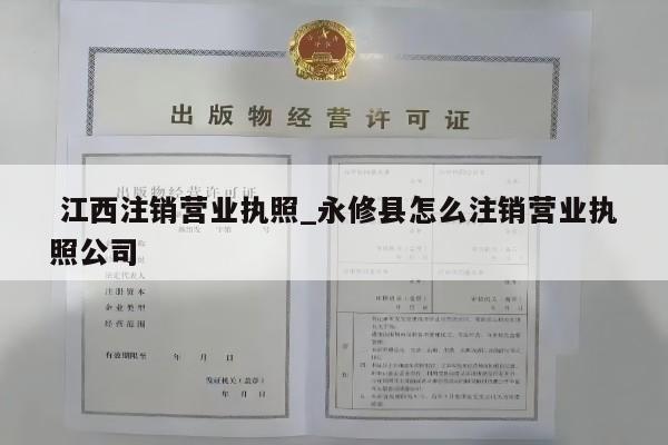  江西注销营业执照_永修县怎么注销营业执照公司