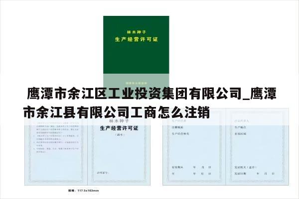  鹰潭市余江区工业投资集团有限公司_鹰潭市余江县有限公司工商怎么注销