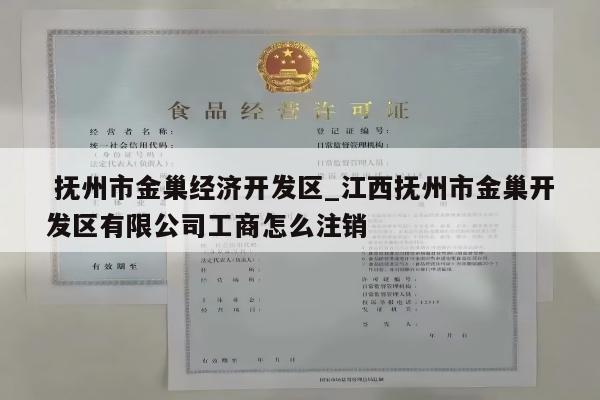  抚州市金巢经济开发区_江西抚州市金巢开发区有限公司工商怎么注销