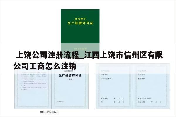  上饶公司注册流程_江西上饶市信州区有限公司工商怎么注销