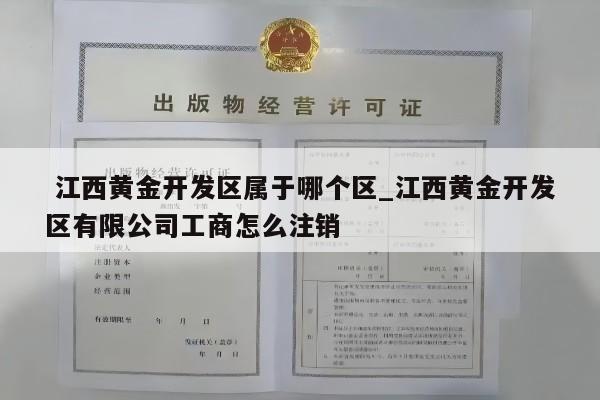  江西黄金开发区属于哪个区_江西黄金开发区有限公司工商怎么注销