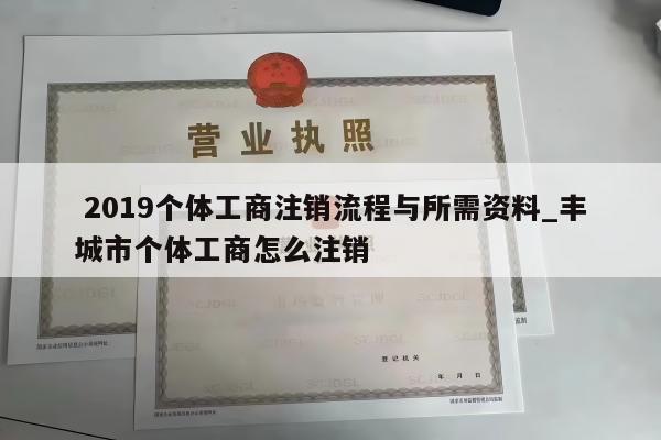  2019个体工商注销流程与所需资料_丰城市个体工商怎么注销