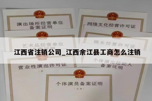  江西省注销公司_江西余江县工商怎么注销