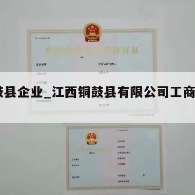  铜鼓县企业_江西铜鼓县有限公司工商怎么注销