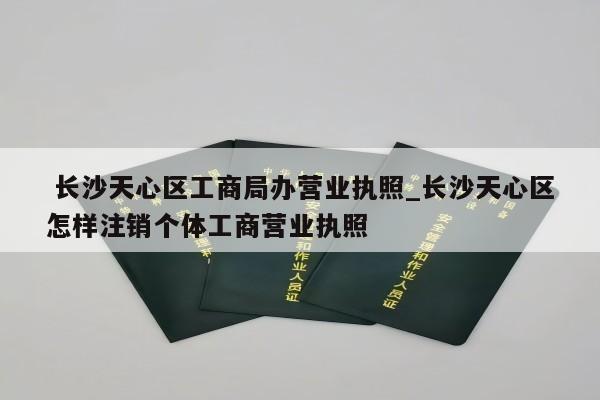  长沙天心区工商局办营业执照_长沙天心区怎样注销个体工商营业执照