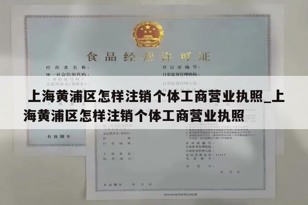  上海黄浦区怎样注销个体工商营业执照_上海黄浦区怎样注销个体工商营业执照