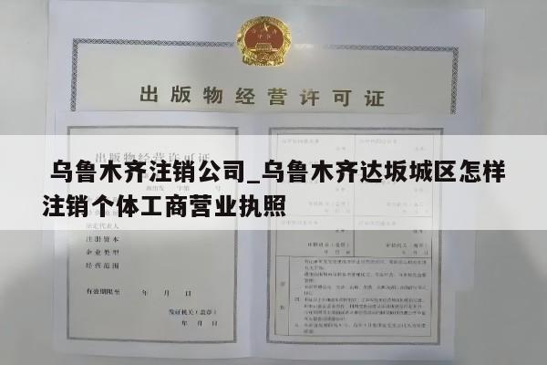  乌鲁木齐注销公司_乌鲁木齐达坂城区怎样注销个体工商营业执照