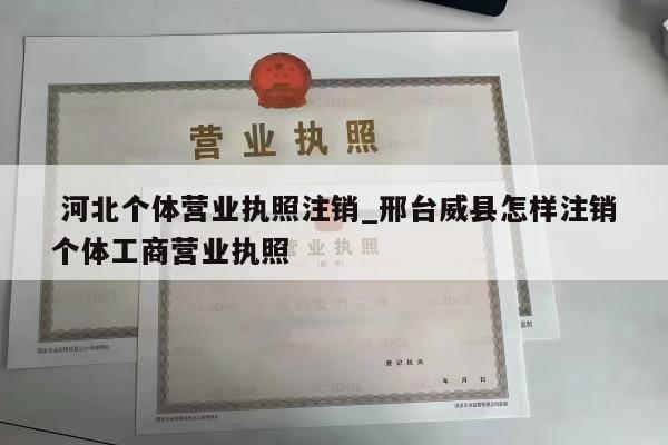  河北个体营业执照注销_邢台威县怎样注销个体工商营业执照