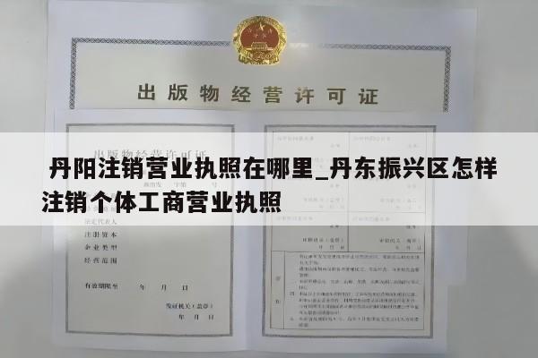  丹阳注销营业执照在哪里_丹东振兴区怎样注销个体工商营业执照