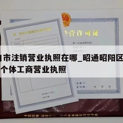  蒙自市注销营业执照在哪_昭通昭阳区怎样注销个体工商营业执照