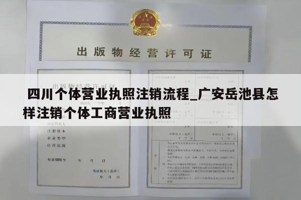  四川个体营业执照注销流程_广安岳池县怎样注销个体工商营业执照