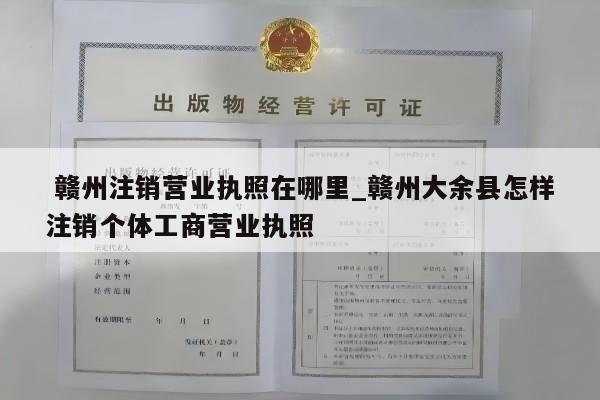  赣州注销营业执照在哪里_赣州大余县怎样注销个体工商营业执照