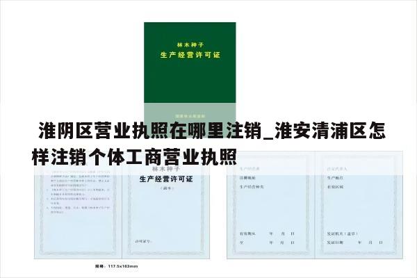  淮阴区营业执照在哪里注销_淮安清浦区怎样注销个体工商营业执照