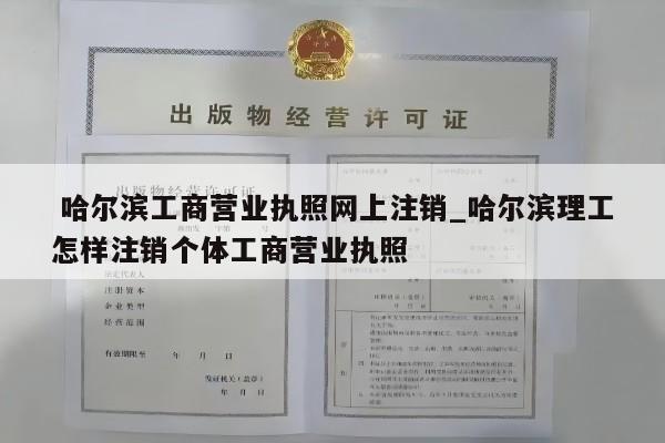  哈尔滨工商营业执照网上注销_哈尔滨理工怎样注销个体工商营业执照