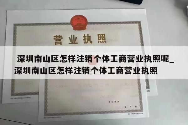  深圳南山区怎样注销个体工商营业执照呢_深圳南山区怎样注销个体工商营业执照