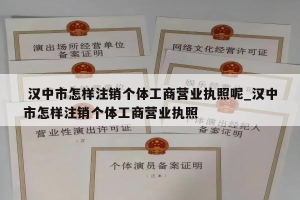 汉中市怎样注销个体工商营业执照呢_汉中市怎样注销个体工商营业执照