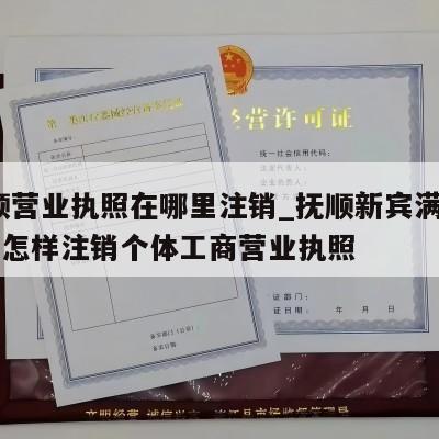  抚顺营业执照在哪里注销_抚顺新宾满族自治县怎样注销个体工商营业执照