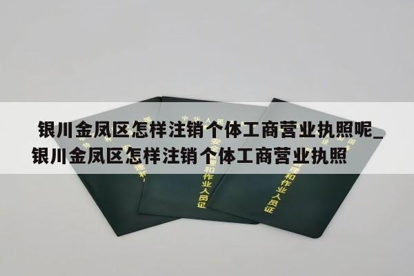  银川金凤区怎样注销个体工商营业执照呢_银川金凤区怎样注销个体工商营业执照