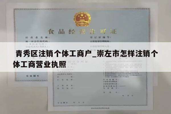  青秀区注销个体工商户_崇左市怎样注销个体工商营业执照