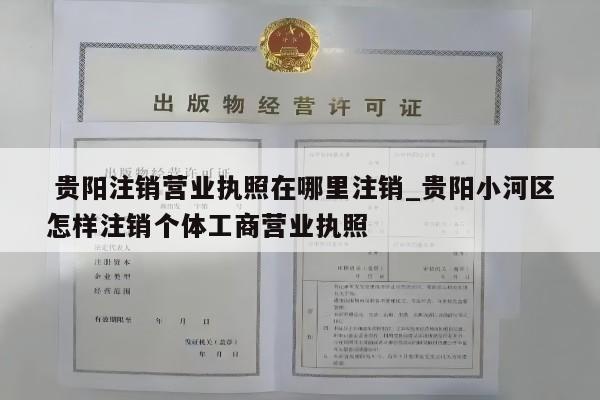  贵阳注销营业执照在哪里注销_贵阳小河区怎样注销个体工商营业执照