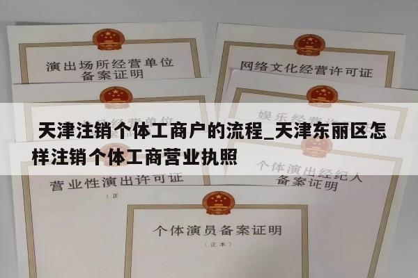  天津注销个体工商户的流程_天津东丽区怎样注销个体工商营业执照