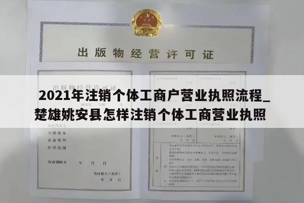  2021年注销个体工商户营业执照流程_楚雄姚安县怎样注销个体工商营业执照